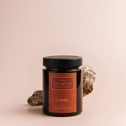 Свеча интерьерная "Capri", 185 г