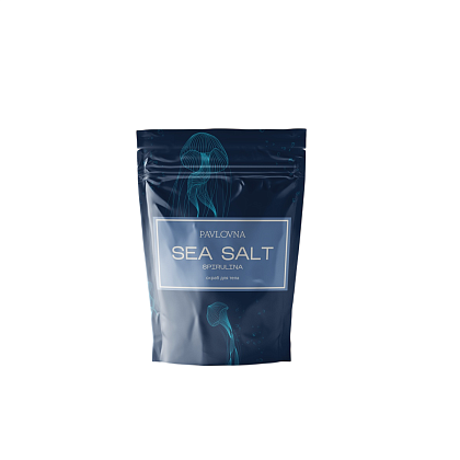 Скраб для тела "SEA SALT and SPIRULINA" PAVLOVNAxSMELO