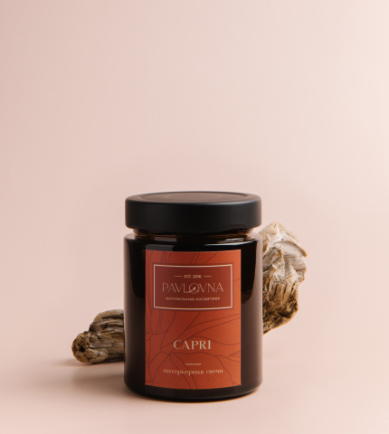 Свеча интерьерная "Capri", 185 г