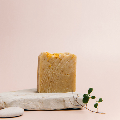 Мыло натуральное "Календула и мед", 100 г